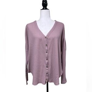 Urban Outfitters Out From Under Waffle Sweater Top